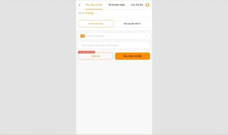 Bí Quyết Rút Tiền F168 Siêu Nhanh Chỉ Trong 3 Phút Đỉnh Cao 2 Giao diện rút tiền F168