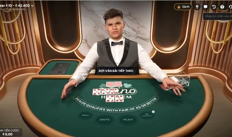 Bí Quyết Thắng Lớn Xì Tố Tại F168 Không Thể Bỏ Lỡ 2 Giao diện chơi Xì Tố Tại F168